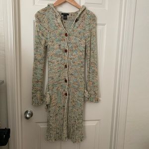 ❤️ BCBG Long Cardigan with Hood